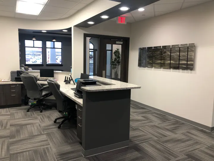 Front desk at the Hintz Family Dentistry office in Ankeny
